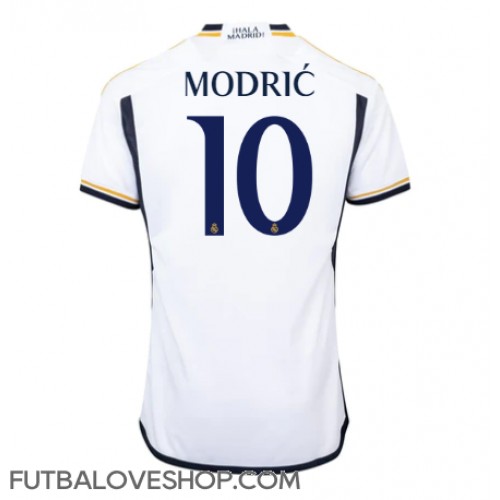 Dres Real Madrid Luka Modric #10 Domáci 2023-24 Krátky Rukáv
